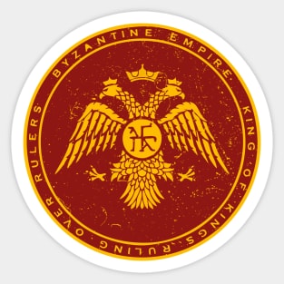 Byzantine Empire Flag Symbol Sticker